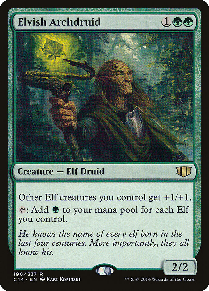 Elvish Archdruid [Commander 2014] MTG Single Magic: The Gathering    | Red Claw Gaming