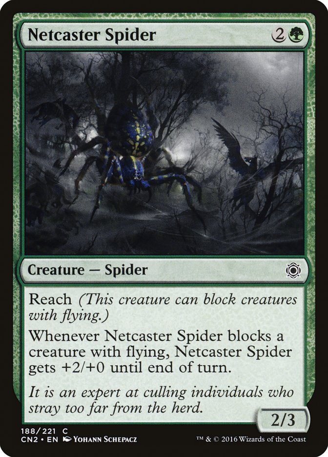 Netcaster Spider [Conspiracy: Take the Crown] MTG Single Magic: The Gathering    | Red Claw Gaming