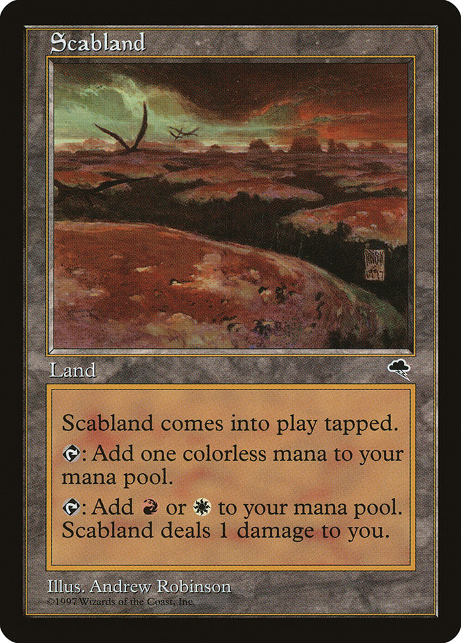 Scabland [Tempest] MTG Single Magic: The Gathering    | Red Claw Gaming