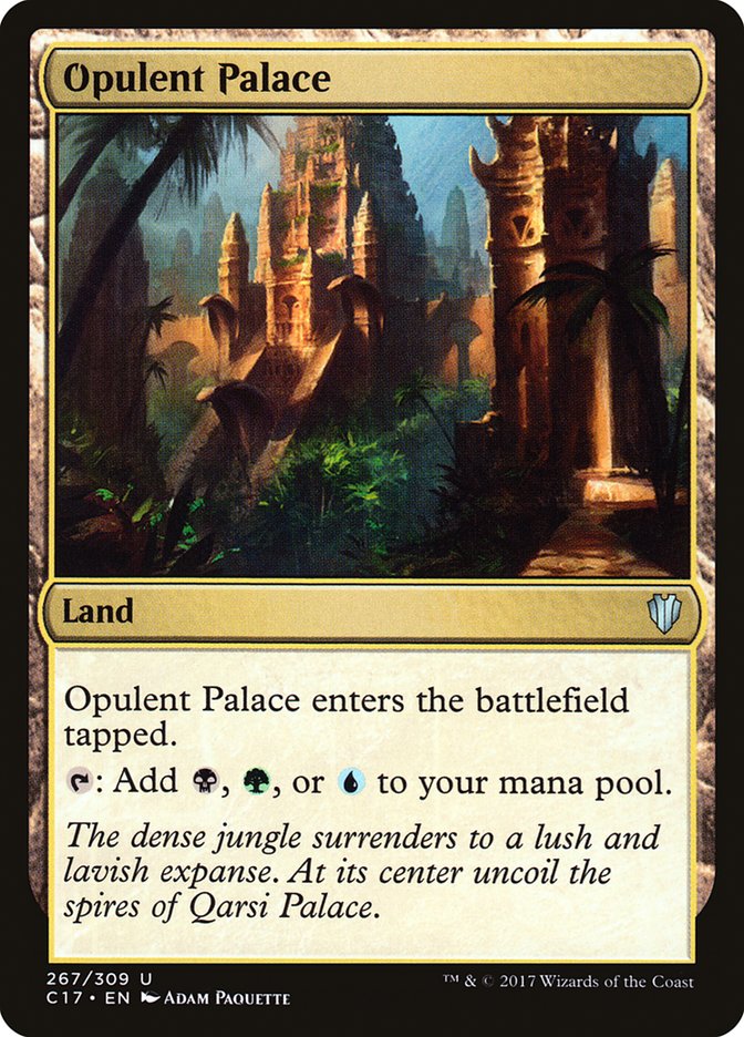 Opulent Palace [Commander 2017] MTG Single Magic: The Gathering    | Red Claw Gaming