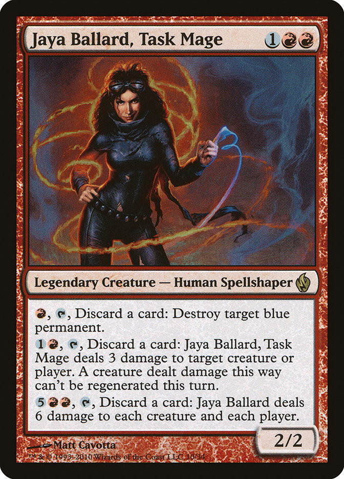 Jaya Ballard, Task Mage [Premium Deck Series: Fire and Lightning] MTG Single Magic: The Gathering    | Red Claw Gaming