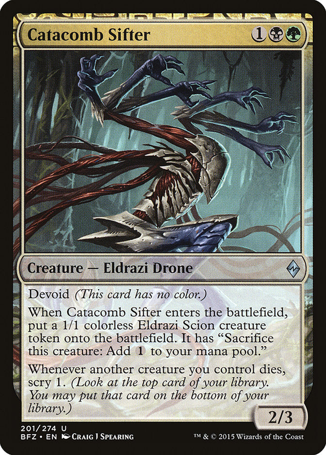 Catacomb Sifter [Battle for Zendikar] MTG Single Magic: The Gathering    | Red Claw Gaming