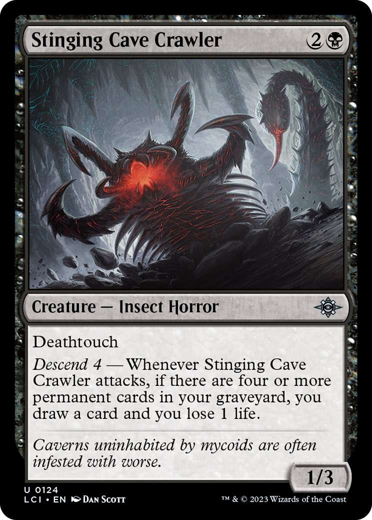 Stinging Cave Crawler [The Lost Caverns of Ixalan] MTG Single Magic: The Gathering    | Red Claw Gaming