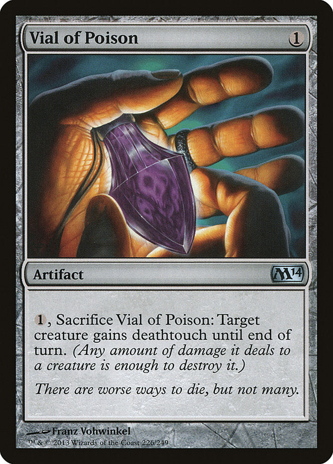 Vial of Poison [Magic 2014] MTG Single Magic: The Gathering    | Red Claw Gaming