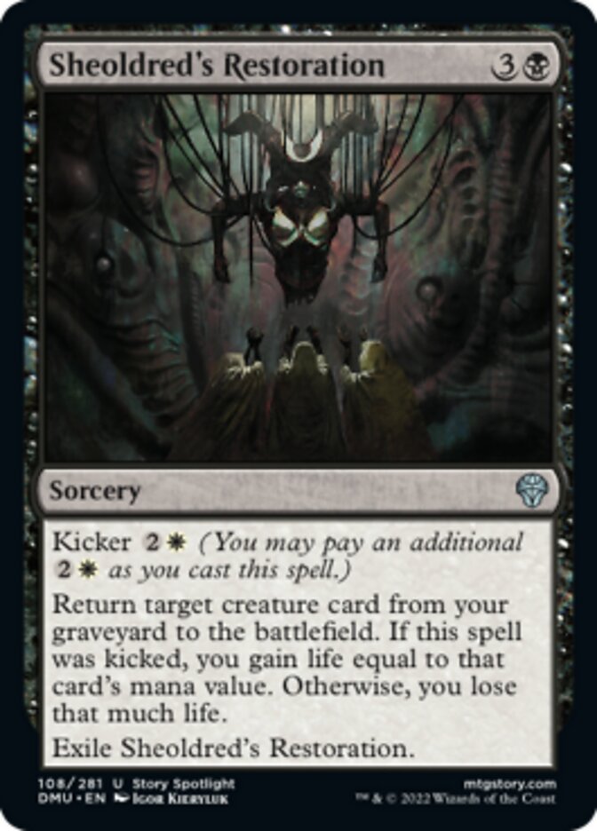 Sheoldred's Restoration [Dominaria United] MTG Single Magic: The Gathering    | Red Claw Gaming