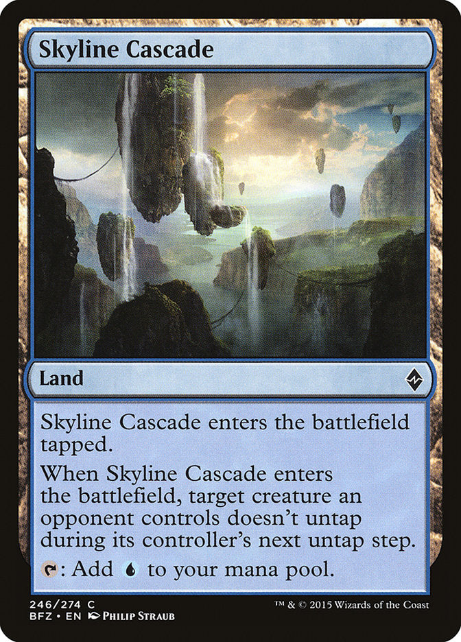 Skyline Cascade [Battle for Zendikar] MTG Single Magic: The Gathering    | Red Claw Gaming