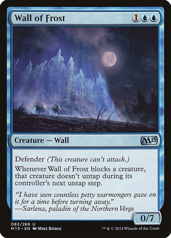 Wall of Frost [Magic 2015] MTG Single Magic: The Gathering    | Red Claw Gaming