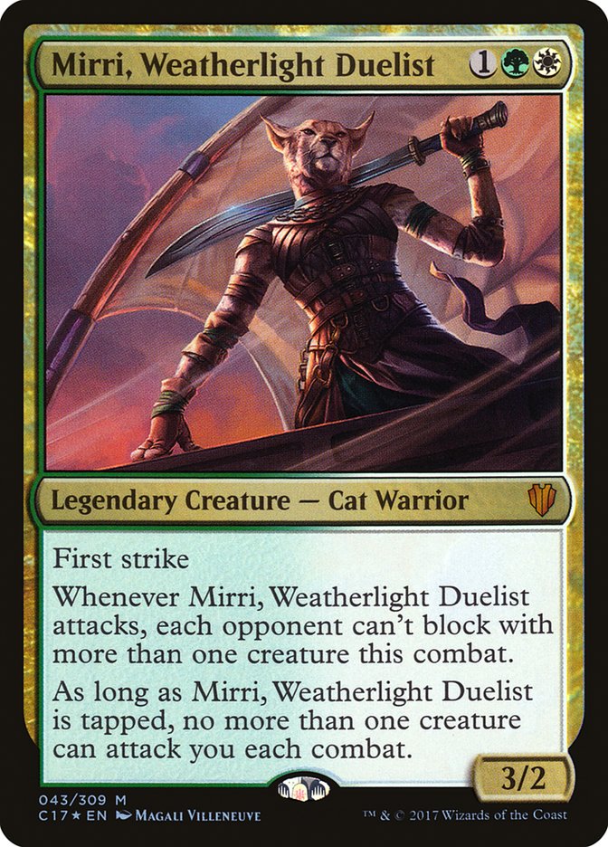 Mirri, Weatherlight Duelist [Commander 2017] MTG Single Magic: The Gathering    | Red Claw Gaming