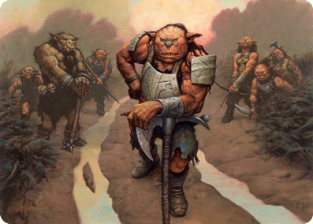 Hobgoblin Bandit Lord Art Card [Dungeons & Dragons: Adventures in the Forgotten Realms Art Series] MTG Single Magic: The Gathering    | Red Claw Gaming