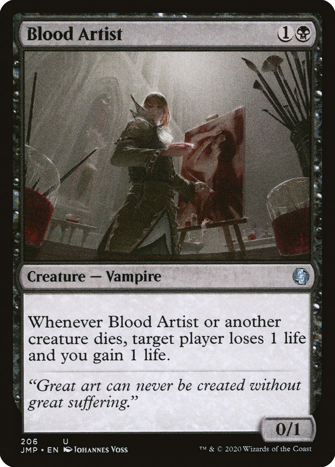 Blood Artist [Jumpstart] MTG Single Magic: The Gathering    | Red Claw Gaming