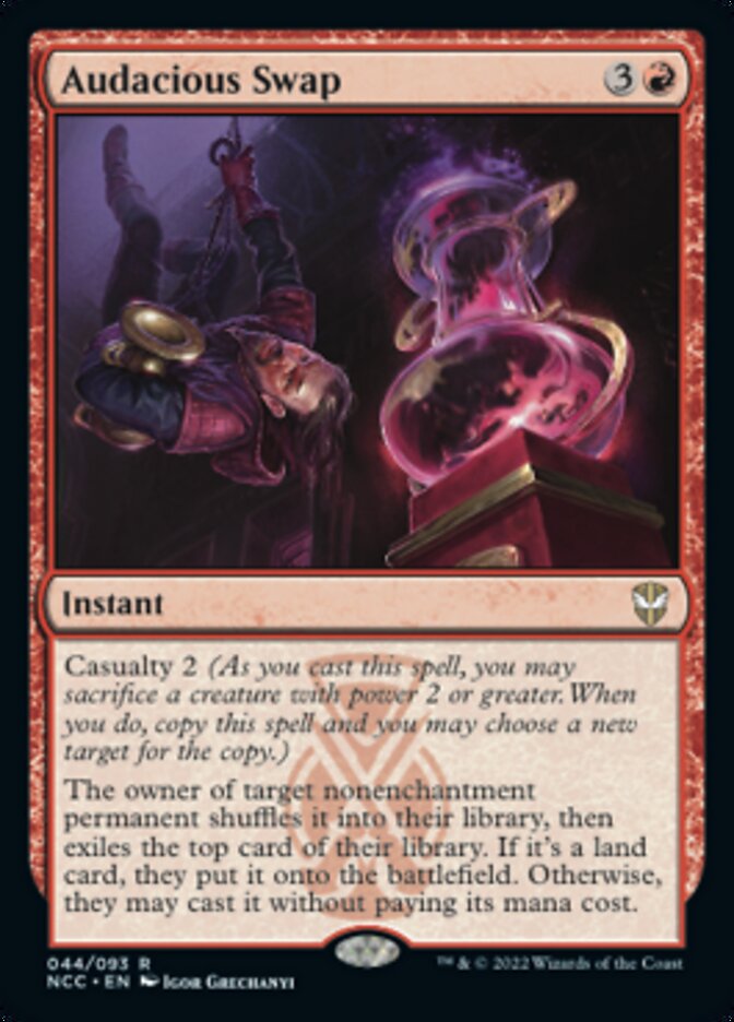 Audacious Swap [Streets of New Capenna Commander] MTG Single Magic: The Gathering    | Red Claw Gaming