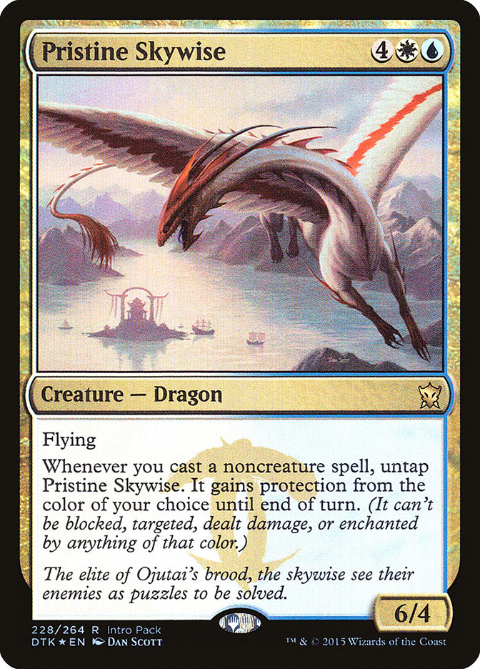 Pristine Skywise (Intro Pack) [Dragons of Tarkir Promos] MTG Single Magic: The Gathering    | Red Claw Gaming