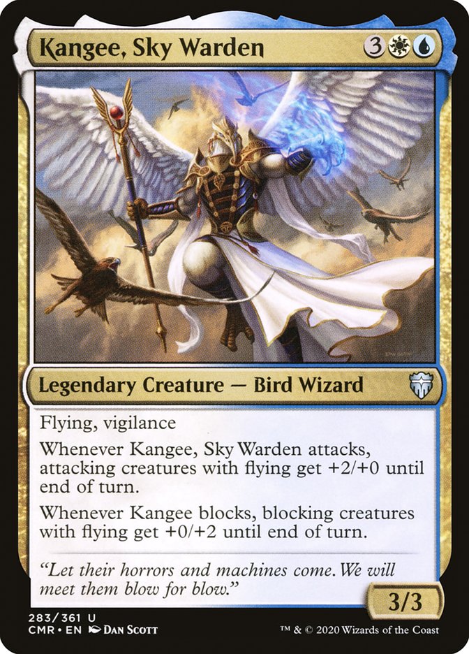 Kangee, Sky Warden [Commander Legends] MTG Single Magic: The Gathering    | Red Claw Gaming