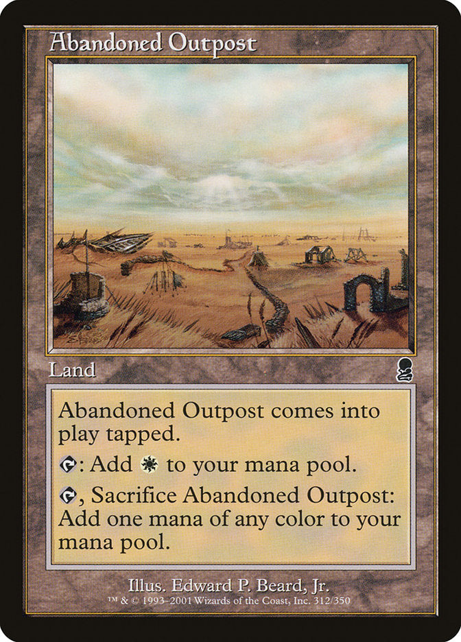 Abandoned Outpost [Odyssey] MTG Single Magic: The Gathering    | Red Claw Gaming
