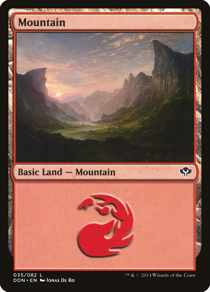 Mountain (35) [Duel Decks: Speed vs. Cunning] MTG Single Magic: The Gathering    | Red Claw Gaming