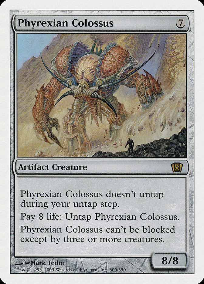 Phyrexian Colossus [Eighth Edition] MTG Single Magic: The Gathering    | Red Claw Gaming