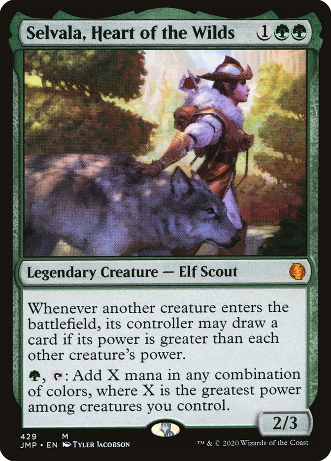 Selvala, Heart of the Wilds [Jumpstart] MTG Single Magic: The Gathering    | Red Claw Gaming