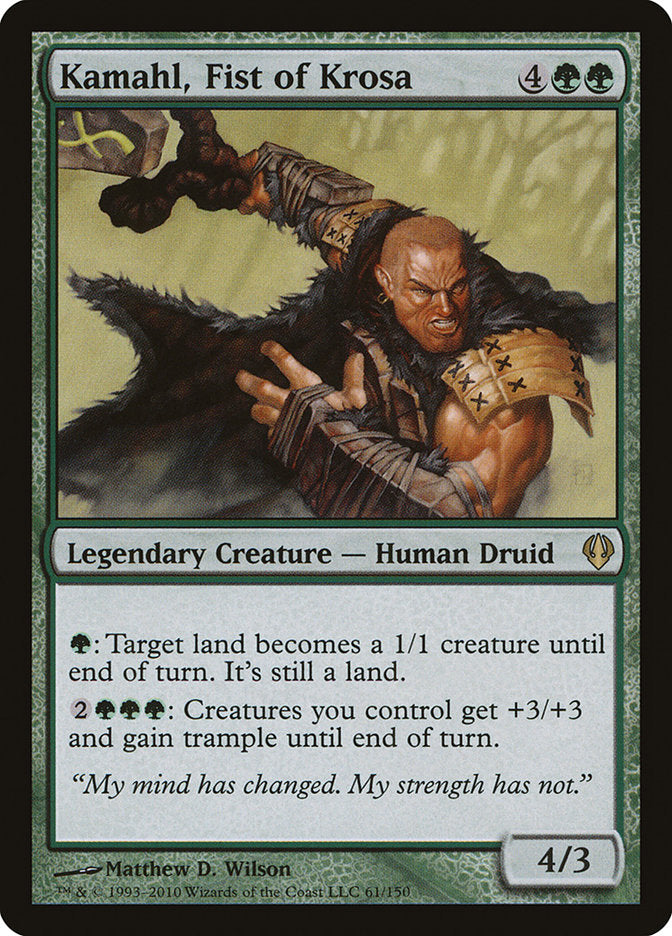 Kamahl, Fist of Krosa [Archenemy] MTG Single Magic: The Gathering    | Red Claw Gaming