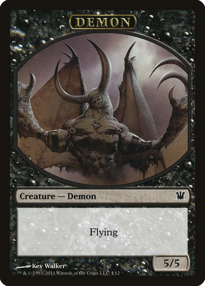 Demon Token [Innistrad Tokens] MTG Single Magic: The Gathering    | Red Claw Gaming