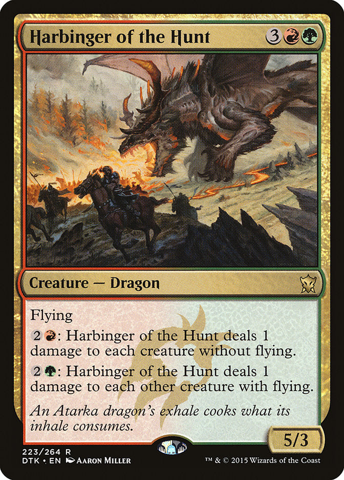 Harbinger of the Hunt [Dragons of Tarkir] MTG Single Magic: The Gathering    | Red Claw Gaming