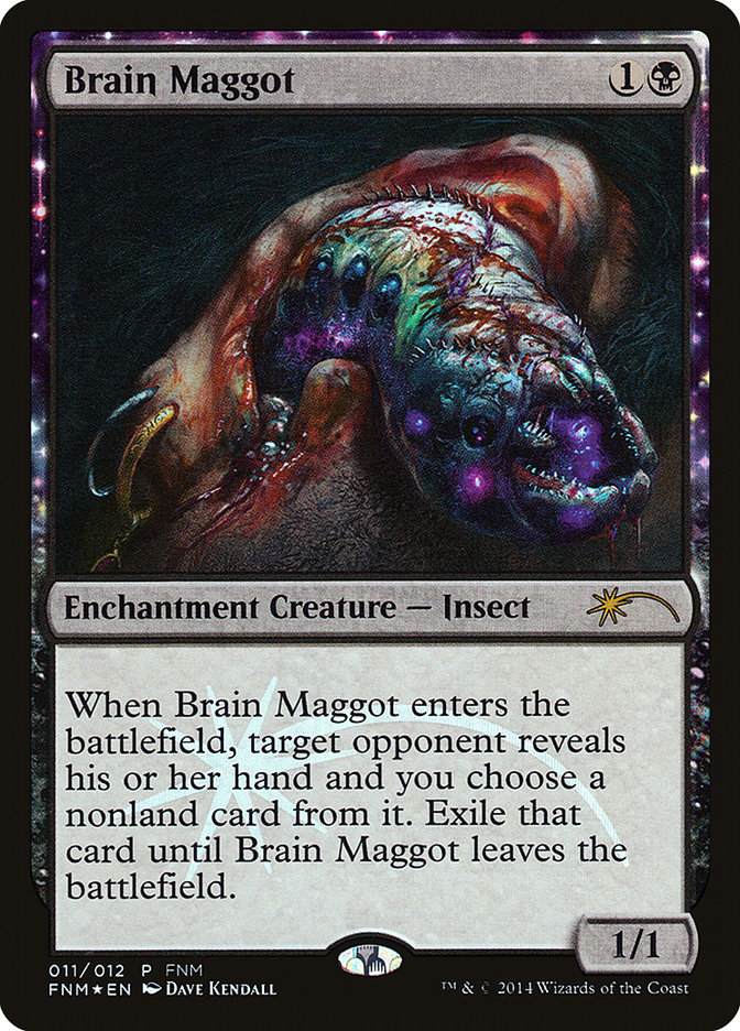 Brain Maggot [Friday Night Magic 2014] MTG Single Magic: The Gathering    | Red Claw Gaming