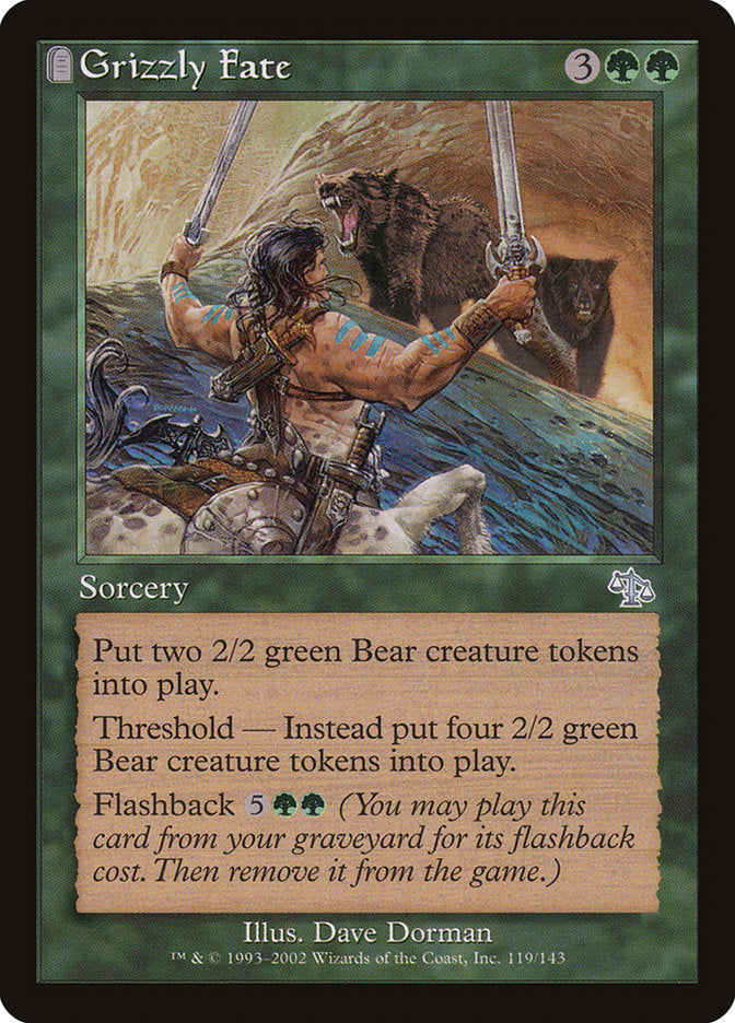 Grizzly Fate [Judgment] MTG Single Magic: The Gathering    | Red Claw Gaming