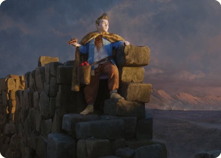 Pippin, Warden of Isengard Art Card [The Lord of the Rings: Tales of Middle-earth Art Series] MTG Single Magic: The Gathering    | Red Claw Gaming