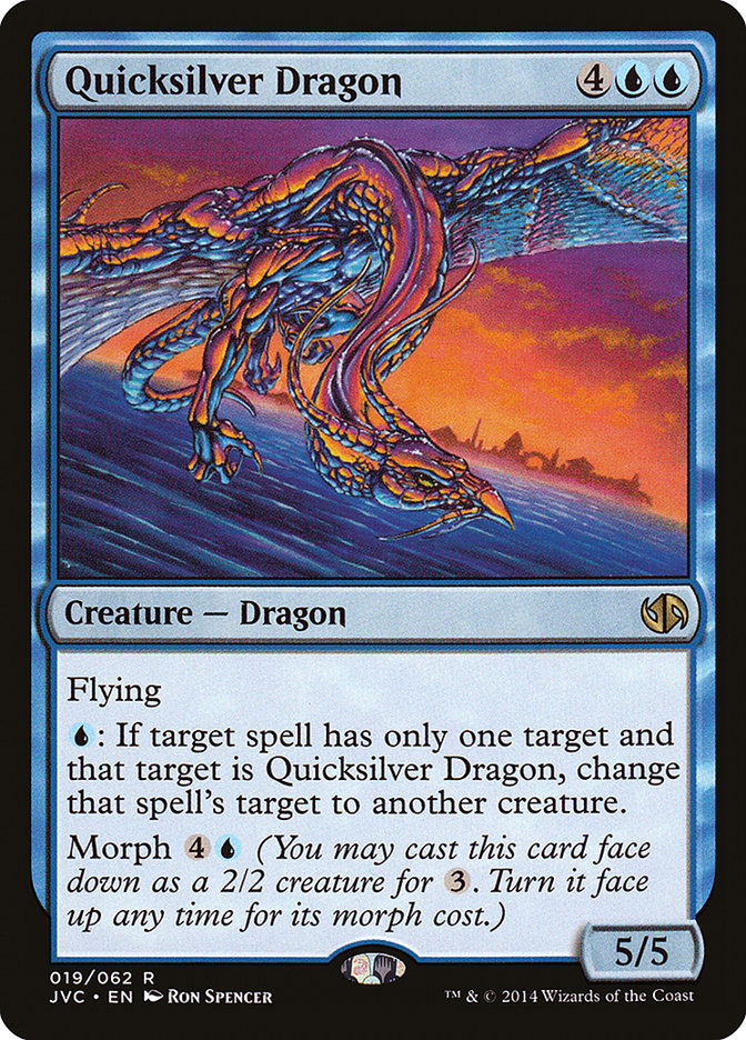 Quicksilver Dragon [Duel Decks Anthology] MTG Single Magic: The Gathering    | Red Claw Gaming