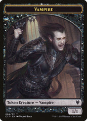 Bat // Vampire Double-Sided Token [Commander 2017 Tokens] MTG Single Magic: The Gathering    | Red Claw Gaming