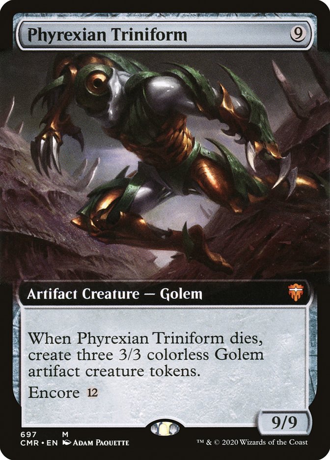 Phyrexian Triniform (Extended Art) [Commander Legends] MTG Single Magic: The Gathering    | Red Claw Gaming