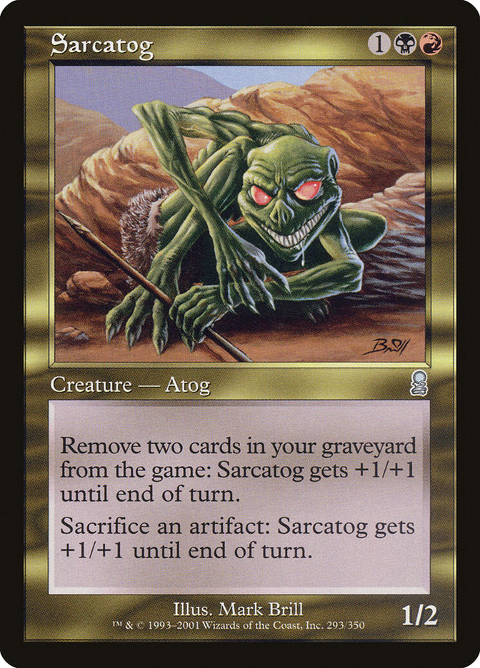 Sarcatog [Odyssey] MTG Single Magic: The Gathering    | Red Claw Gaming