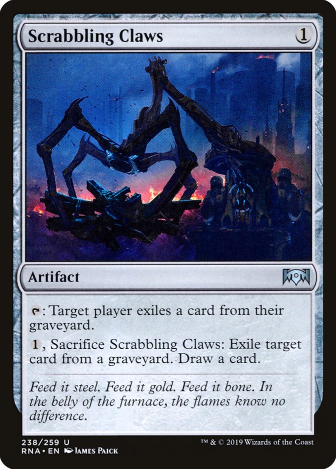Scrabbling Claws [Ravnica Allegiance] MTG Single Magic: The Gathering    | Red Claw Gaming