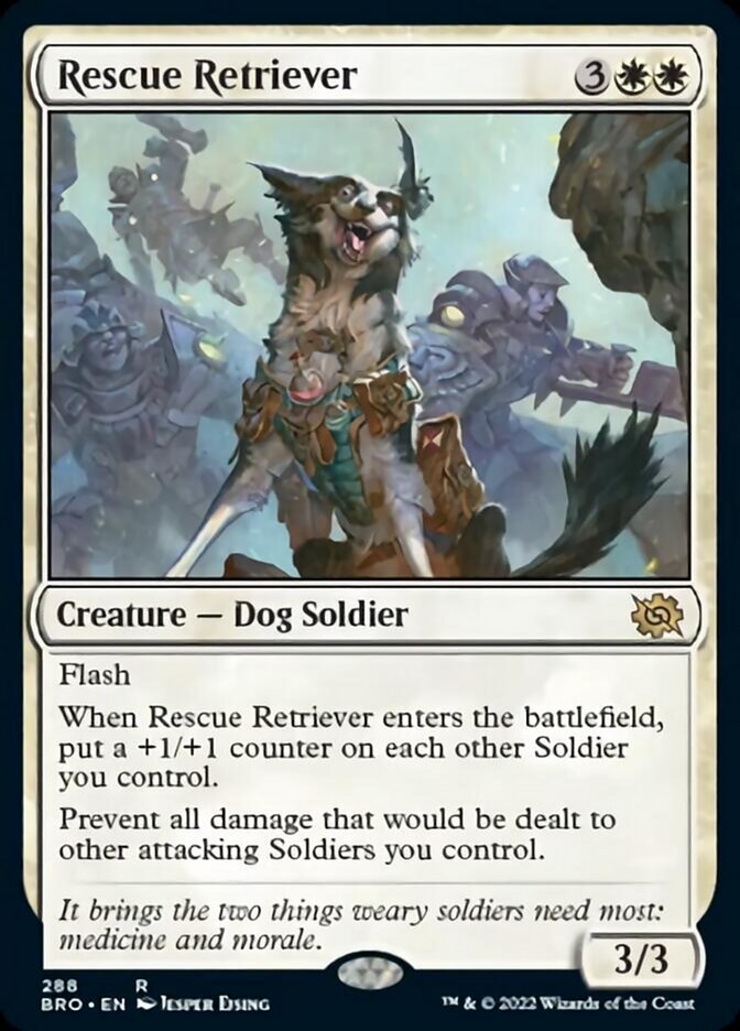 Rescue Retriever [The Brothers' War] MTG Single Magic: The Gathering    | Red Claw Gaming