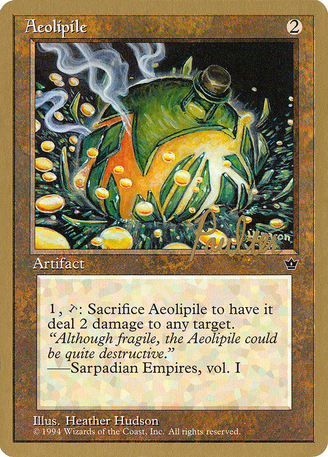Aeolipile (Preston Poulter) [Pro Tour Collector Set] MTG Single Magic: The Gathering    | Red Claw Gaming