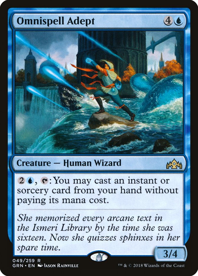 Omnispell Adept [Guilds of Ravnica] MTG Single Magic: The Gathering    | Red Claw Gaming