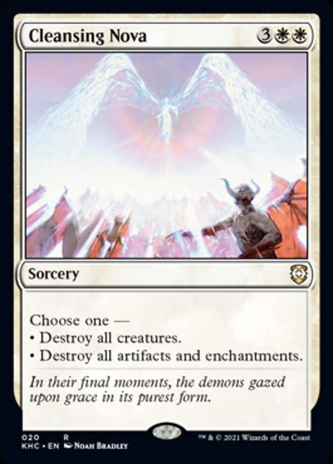 Cleansing Nova [Kaldheim Commander] MTG Single Magic: The Gathering    | Red Claw Gaming