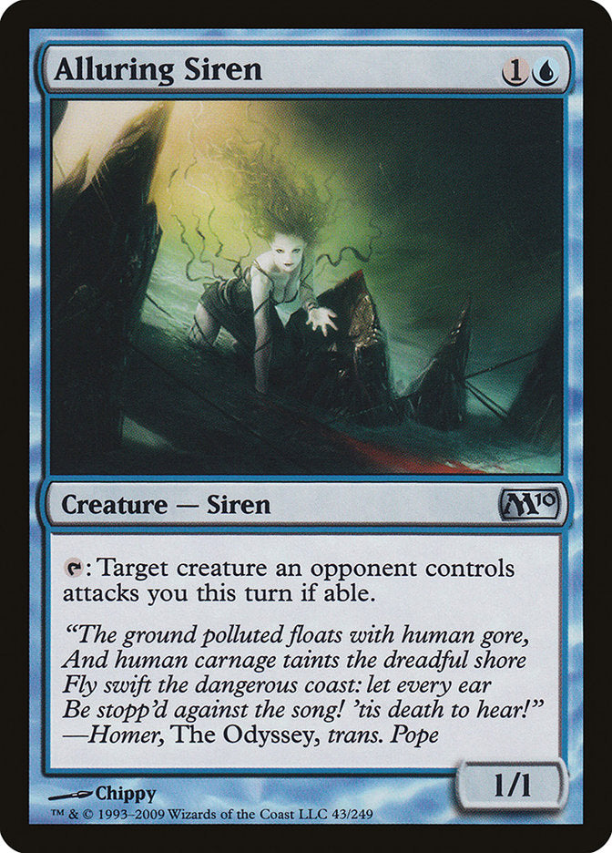 Alluring Siren [Magic 2010] MTG Single Magic: The Gathering    | Red Claw Gaming