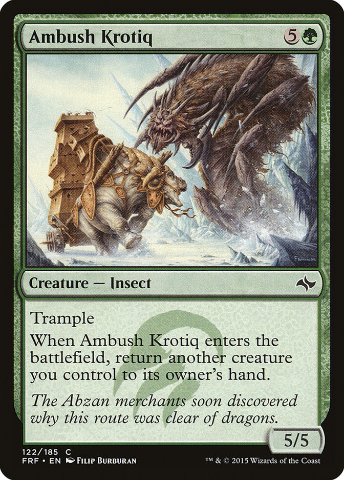 Ambush Krotiq [Fate Reforged] MTG Single Magic: The Gathering    | Red Claw Gaming