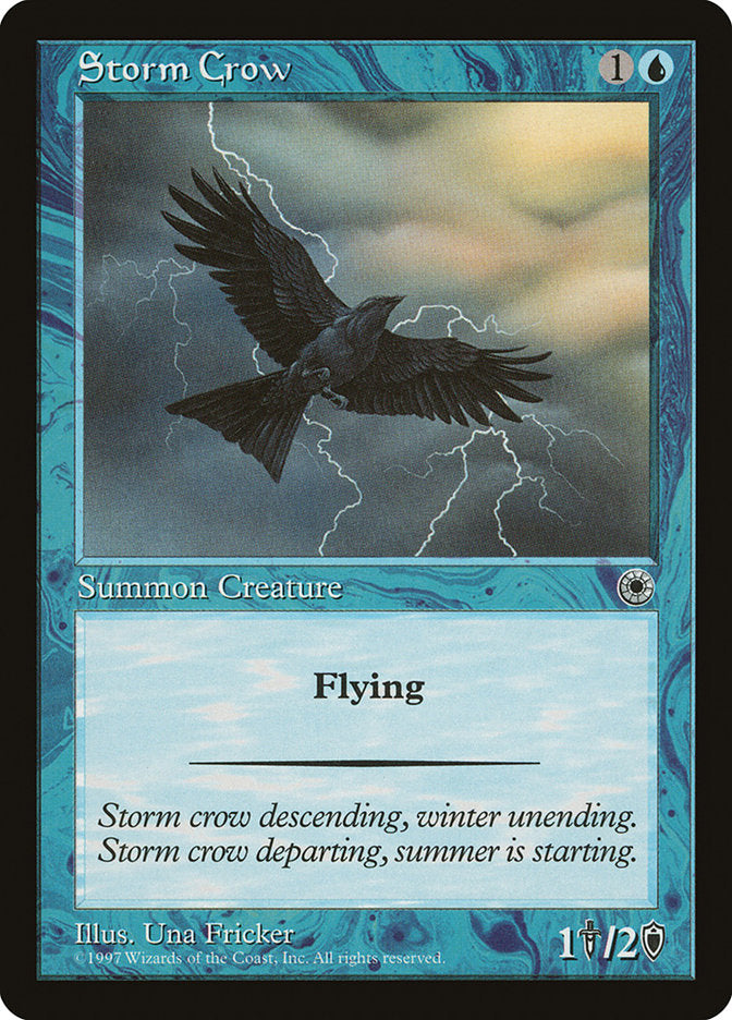 Storm Crow [Portal] MTG Single Magic: The Gathering    | Red Claw Gaming