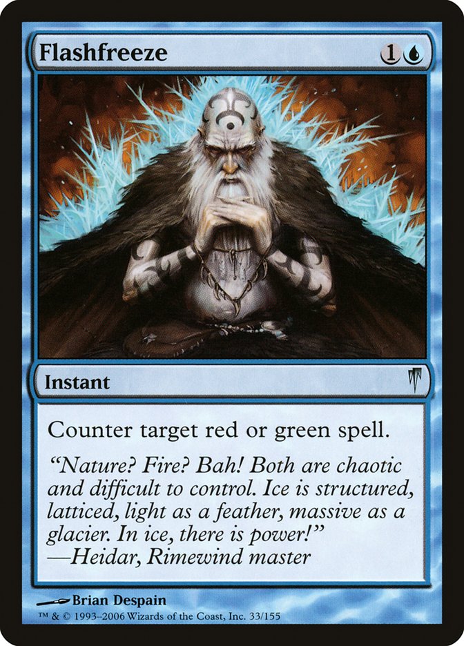Flashfreeze [Coldsnap] MTG Single Magic: The Gathering    | Red Claw Gaming