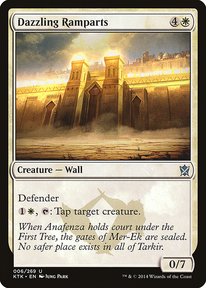 Dazzling Ramparts [Khans of Tarkir] MTG Single Magic: The Gathering    | Red Claw Gaming