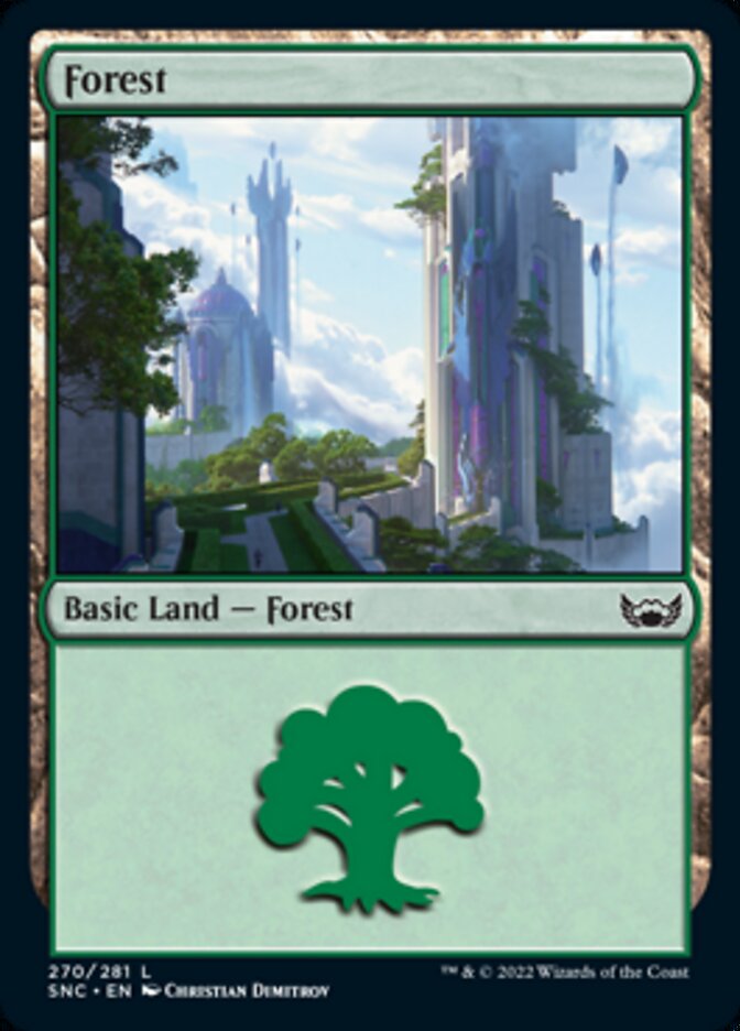 Forest (270) [Streets of New Capenna] MTG Single Magic: The Gathering    | Red Claw Gaming