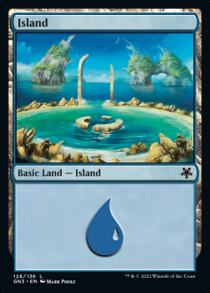 Island (126) [Game Night: Free-for-All] MTG Single Magic: The Gathering    | Red Claw Gaming