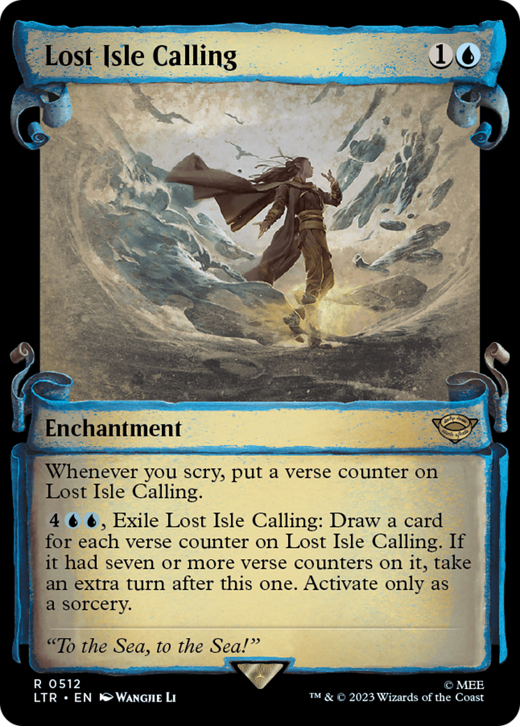 Lost Isle Calling [The Lord of the Rings: Tales of Middle-Earth Showcase Scrolls] MTG Single Magic: The Gathering    | Red Claw Gaming