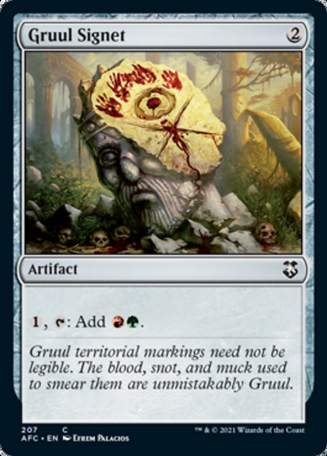 Gruul Signet [Dungeons & Dragons: Adventures in the Forgotten Realms Commander] MTG Single Magic: The Gathering    | Red Claw Gaming