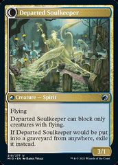 Devoted Grafkeeper // Departed Soulkeeper [Innistrad: Midnight Hunt] MTG Single Magic: The Gathering    | Red Claw Gaming