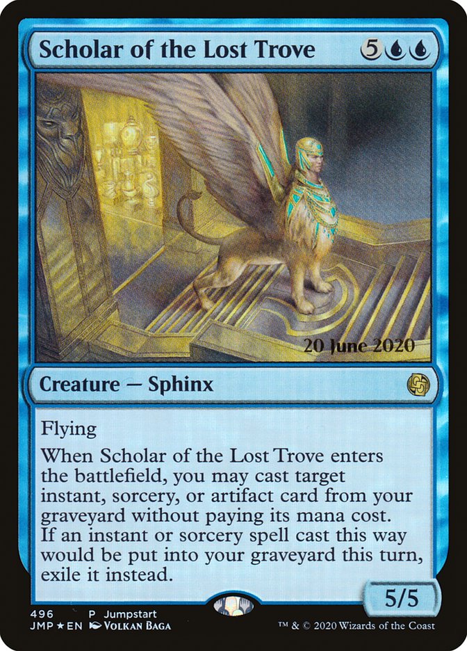 Scholar of the Lost Trove (Prerelease) [Jumpstart] MTG Single Magic: The Gathering    | Red Claw Gaming