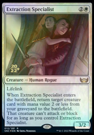 Extraction Specialist [Streets of New Capenna Prerelease Promos] MTG Single Magic: The Gathering    | Red Claw Gaming