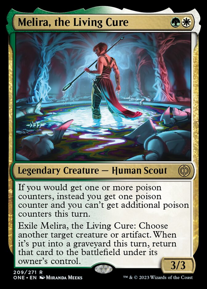 Melira, the Living Cure [Phyrexia: All Will Be One] MTG Single Magic: The Gathering    | Red Claw Gaming