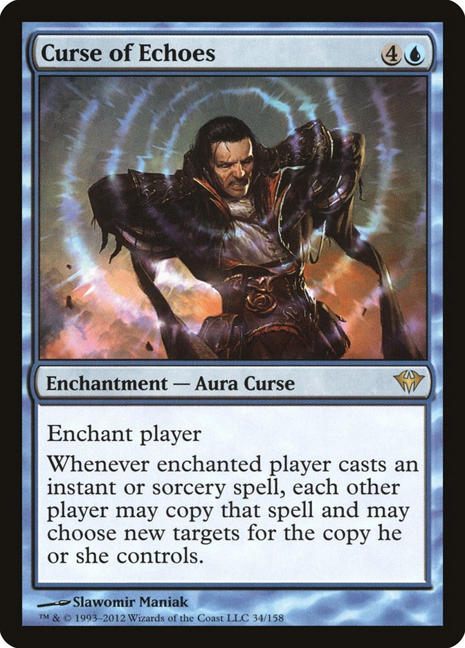 Curse of Echoes [Dark Ascension] MTG Single Magic: The Gathering    | Red Claw Gaming